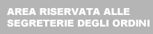 Area Riservata Ordini